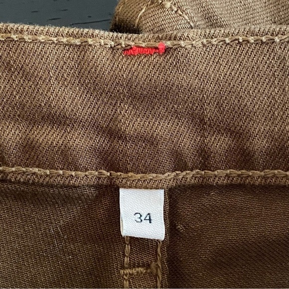 NOEND Denim Men’s Brooklyn Stretch Slim Fit Brown Jeans 34x30 Capsule Wardrobe - Picture 6 of 11